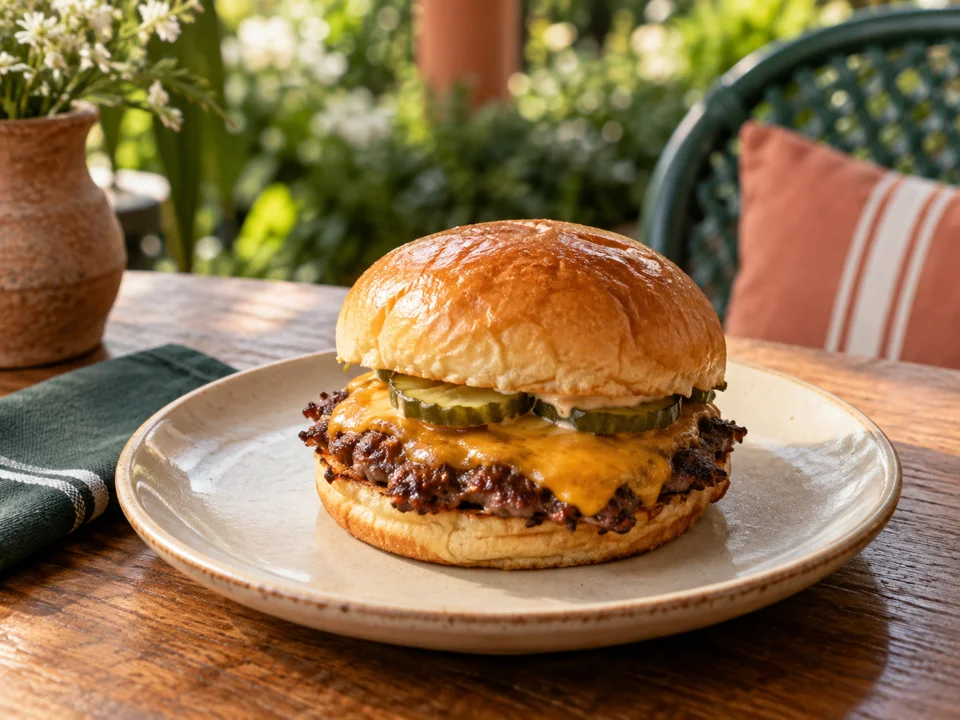 101 Smash Burger — illustrative menu preview