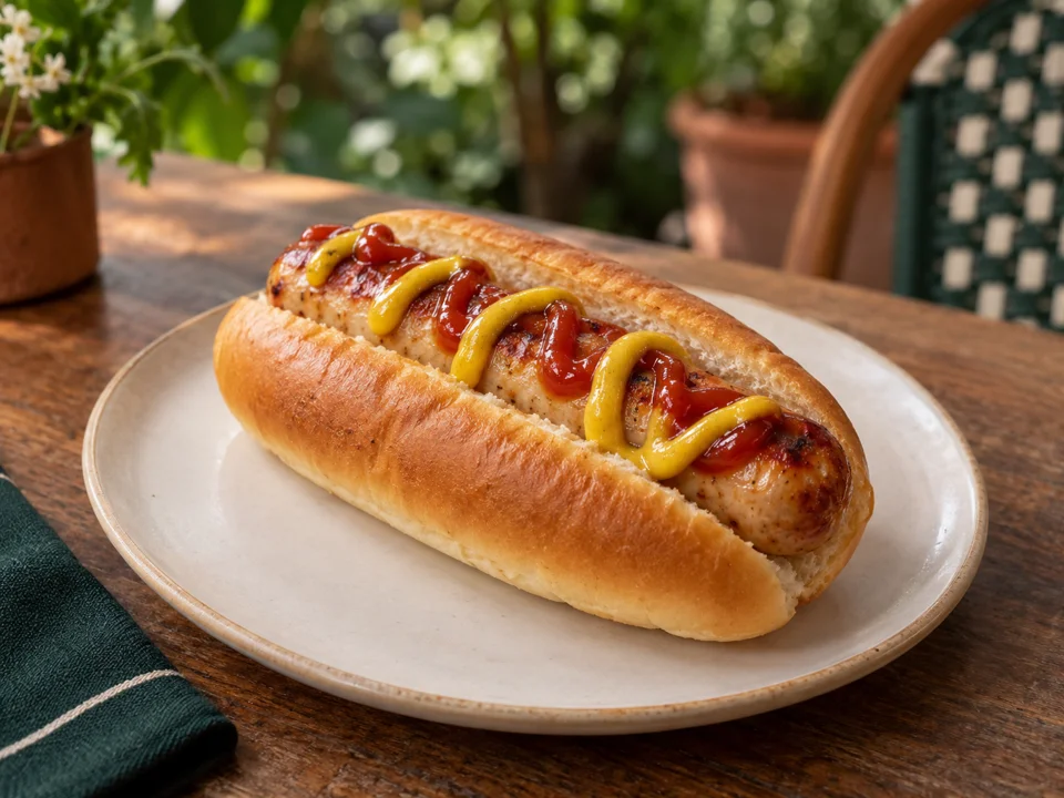Courtside Chicken Hotdog — illustrative menu preview