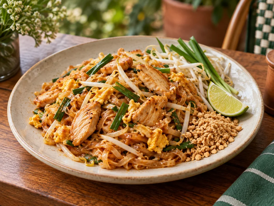 Chicken Pad Thai — illustrative menu preview